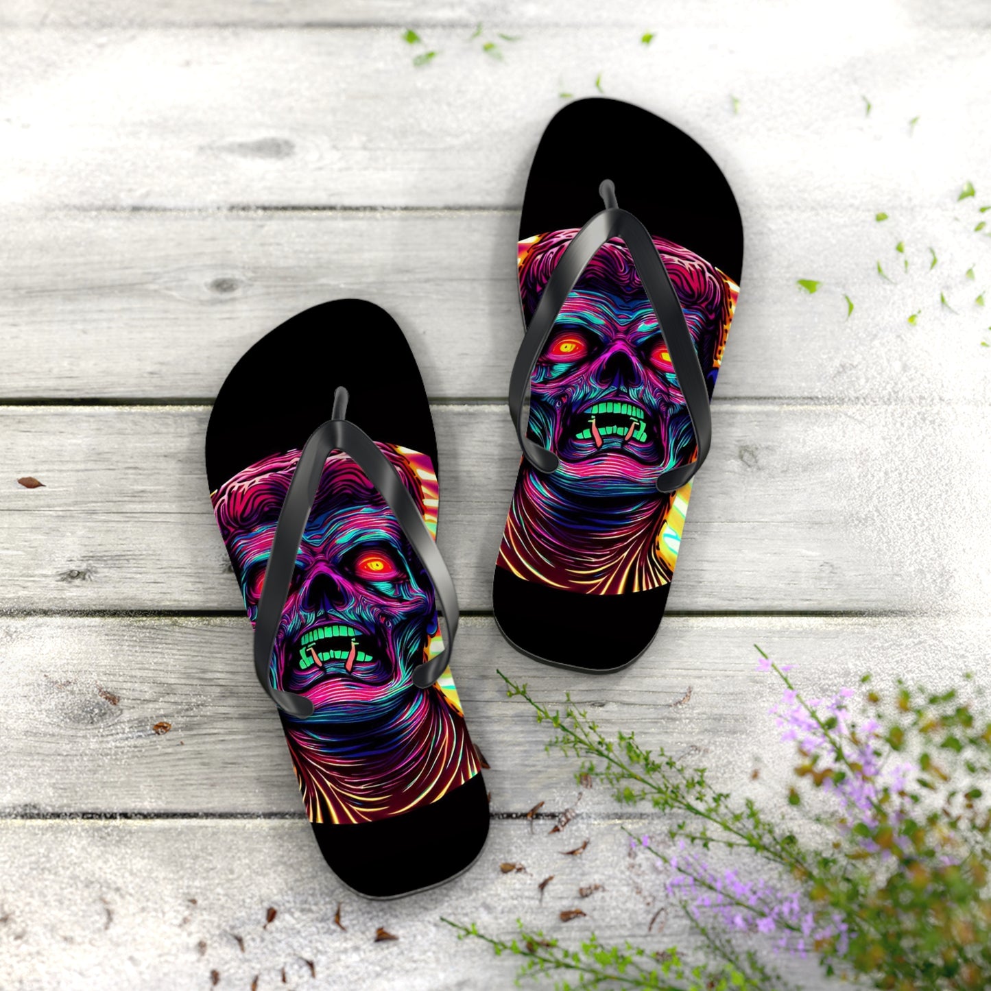 Flip Flops Belicon Hallowen desing